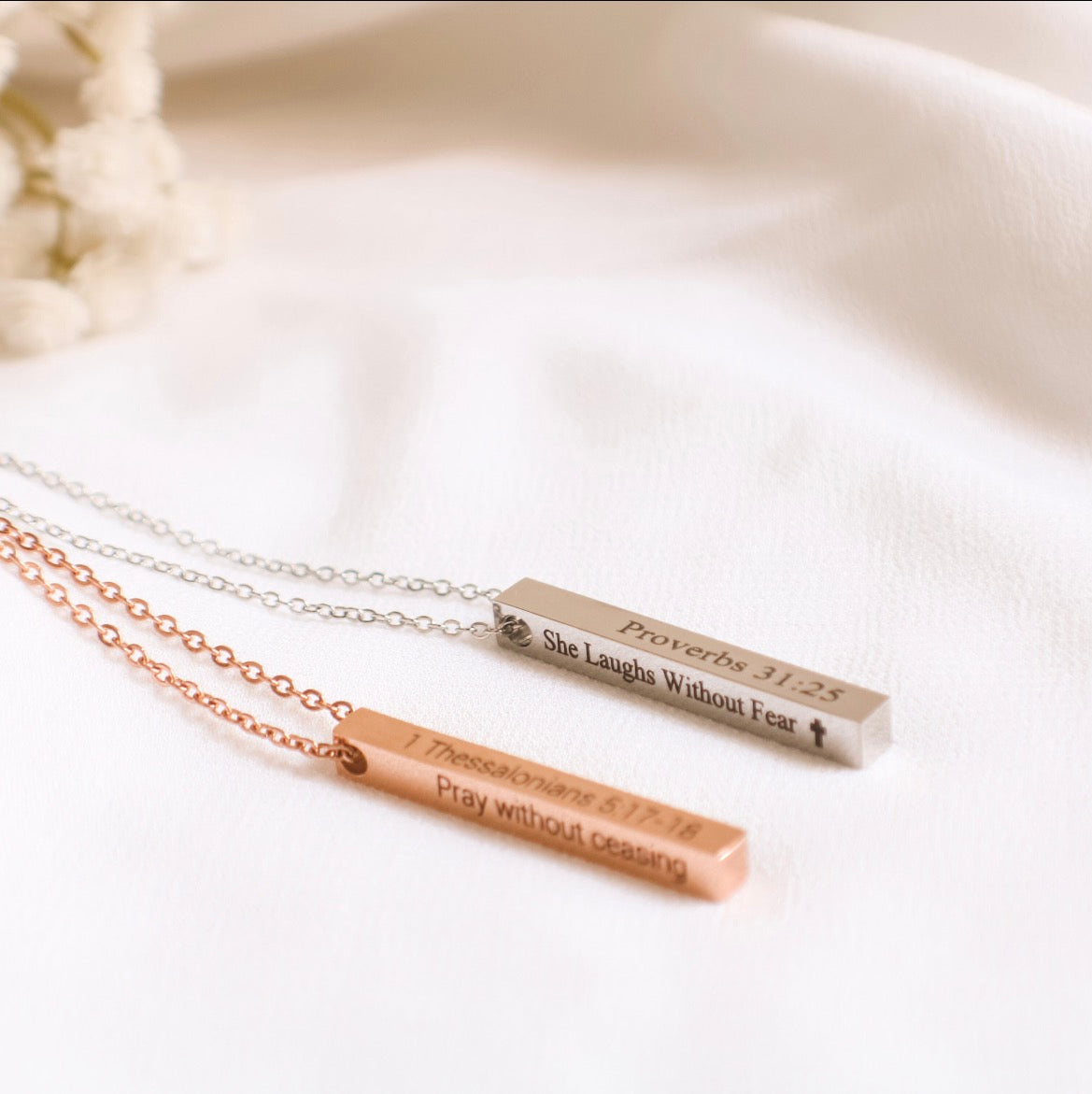 Scripture Bar Necklace