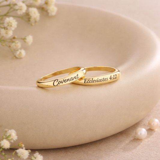 Personalized Christian Faith Ring